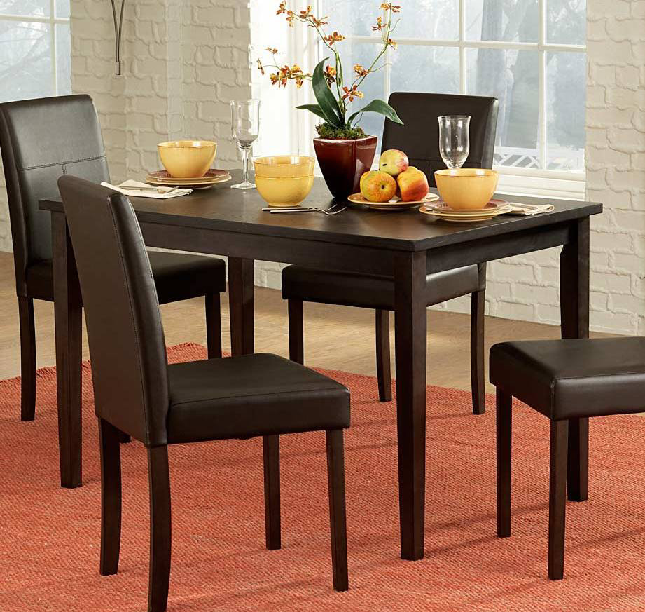 Cheap Dining Table And Leather Chairs